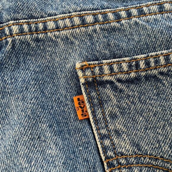 Vintage Levi’s 505 Orange Tab Mens Jeans Regular Fit Size 38x30 (Actual 37x30) - Picture 5 of 16